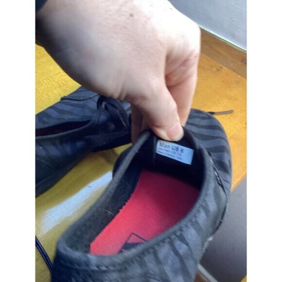 Preppy Streetwear Coquette Utility Vans Sneakers Men’s Black Shoes Size 6 - Picture 5 of 5